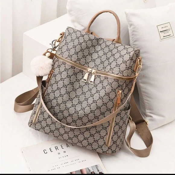 Luxury Traveling Backpacks Back Pack Fashion Pattern Synthetic Leather Women Bag - Picture 3 of 11